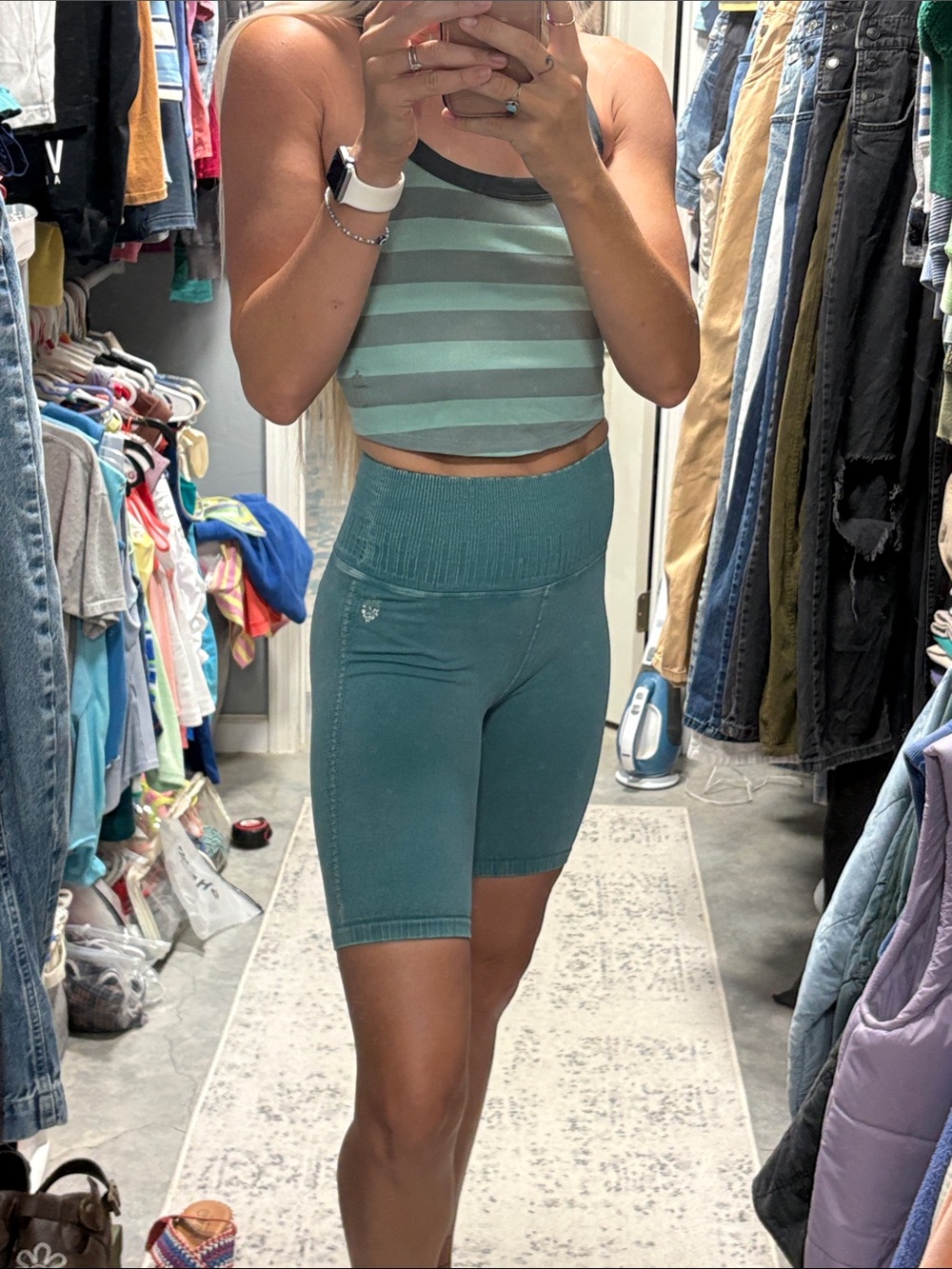 Free People FP Movement Good Karma Biker Shorts